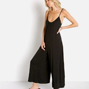 Z Supply Flared Jumpsuit (Black - Sz. S)